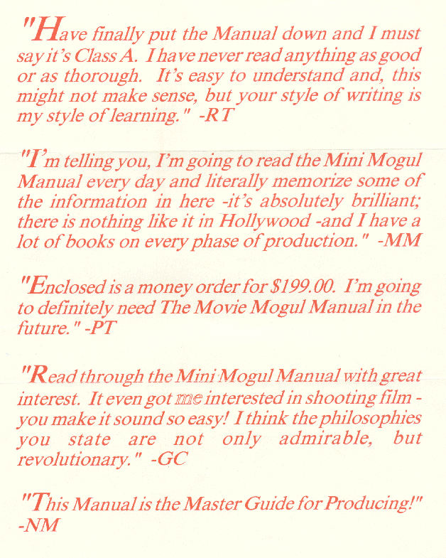 Mini Success Stories